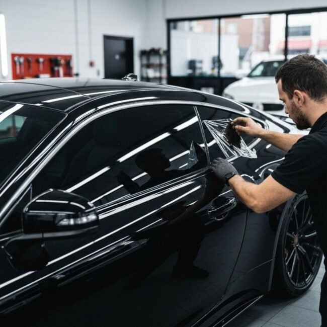 Raamfolie voor Auto’s in Almere: Voordelen, Tinting en Onderhoud